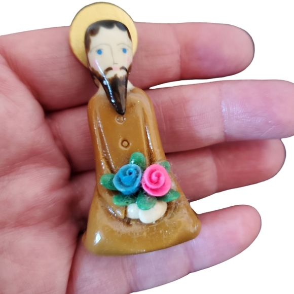 Miniature  Christmas Nativity Set Vintage Handmade - Picture 8 of 15